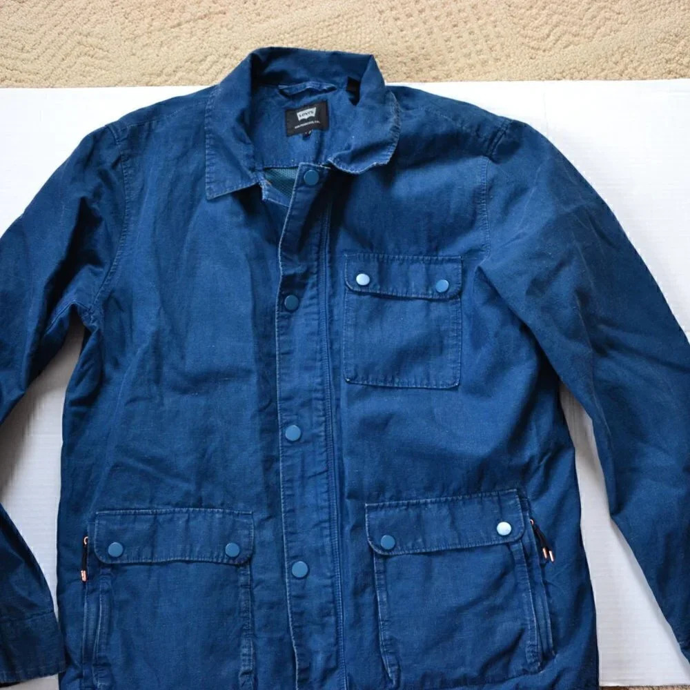 LEVI'S Linen Blend Utility Jacket - Picture 3 of 13